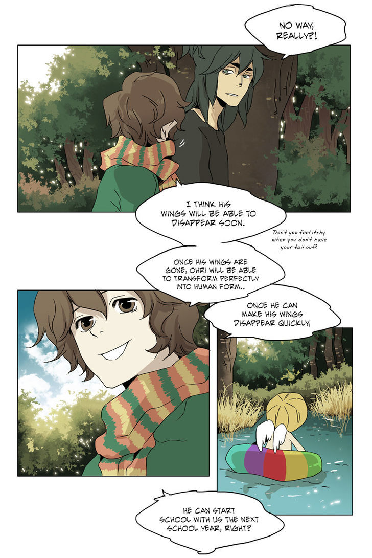 School in the Wild Chapter 26 page 14 - Chapter 26 : Goodbye Ohri... (1)