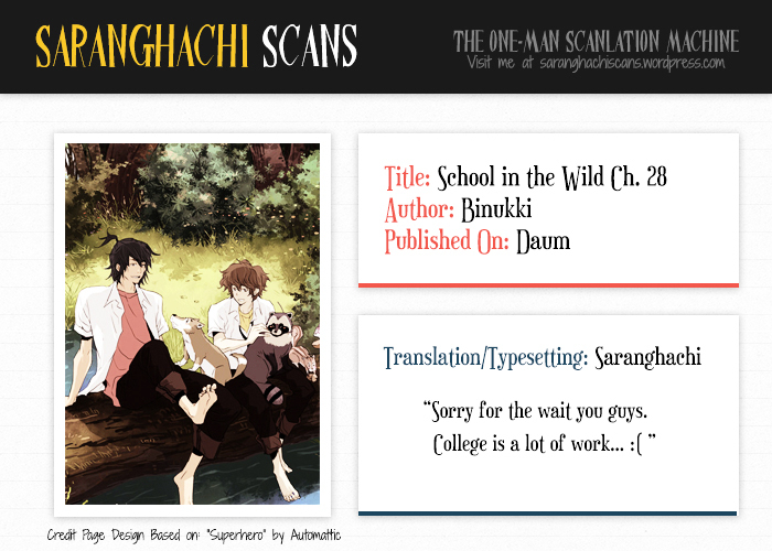 School in the Wild Chapter 28 page 1 - Chapter 28 : Goodbye, Ohri... (3)