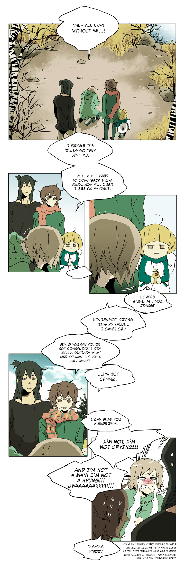 School in the Wild Chapter 28 page 12 - Chapter 28 : Goodbye, Ohri... (3)