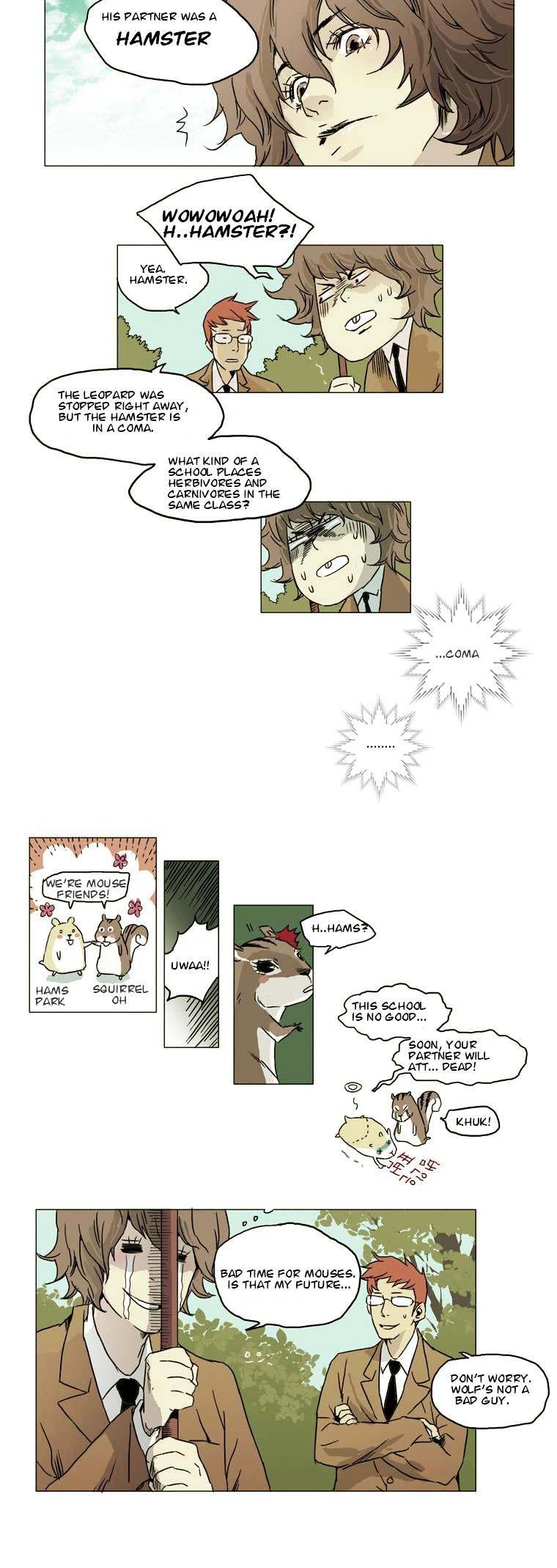 School in the Wild Chapter 3 page 15 - Chapter 3 : Scary Animal, Delicious Animal