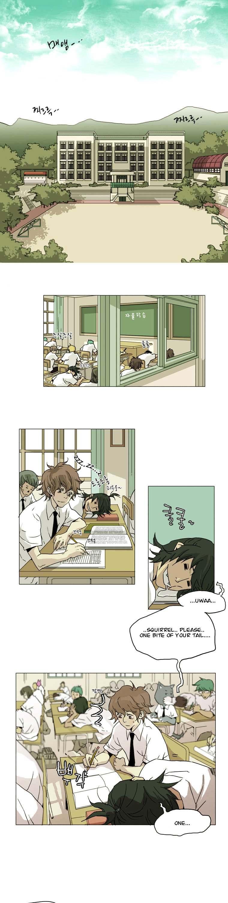 School in the Wild Chapter 3 page 3 - Chapter 3 : Scary Animal, Delicious Animal