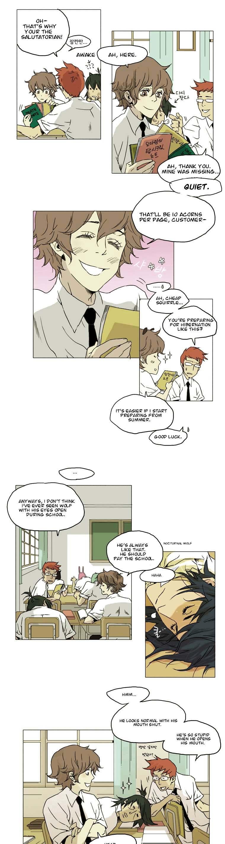 School in the Wild Chapter 3 page 6 - Chapter 3 : Scary Animal, Delicious Animal
