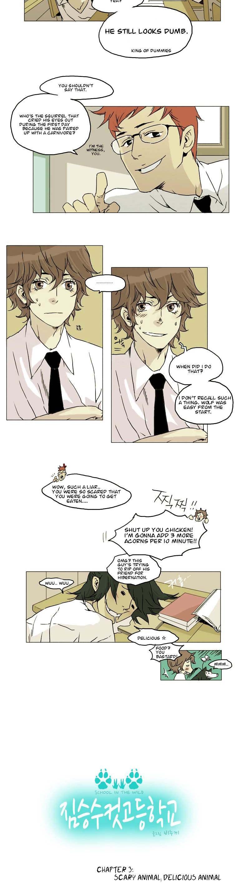 School in the Wild Chapter 3 page 7 - Chapter 3 : Scary Animal, Delicious Animal