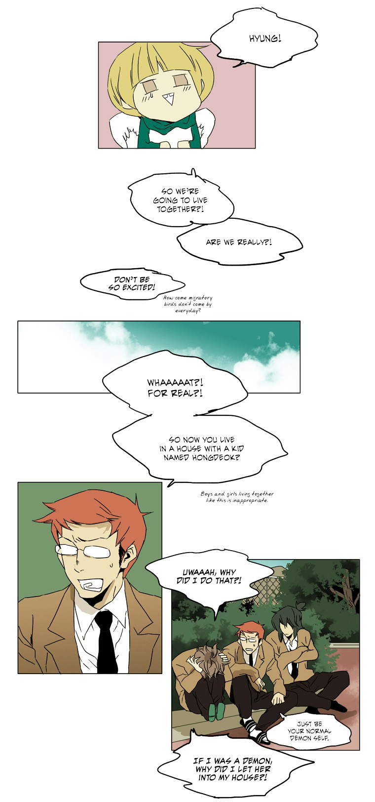 School in the Wild Chapter 30 page 10 - Chapter 30 : Goodbye, Ohri... (5)