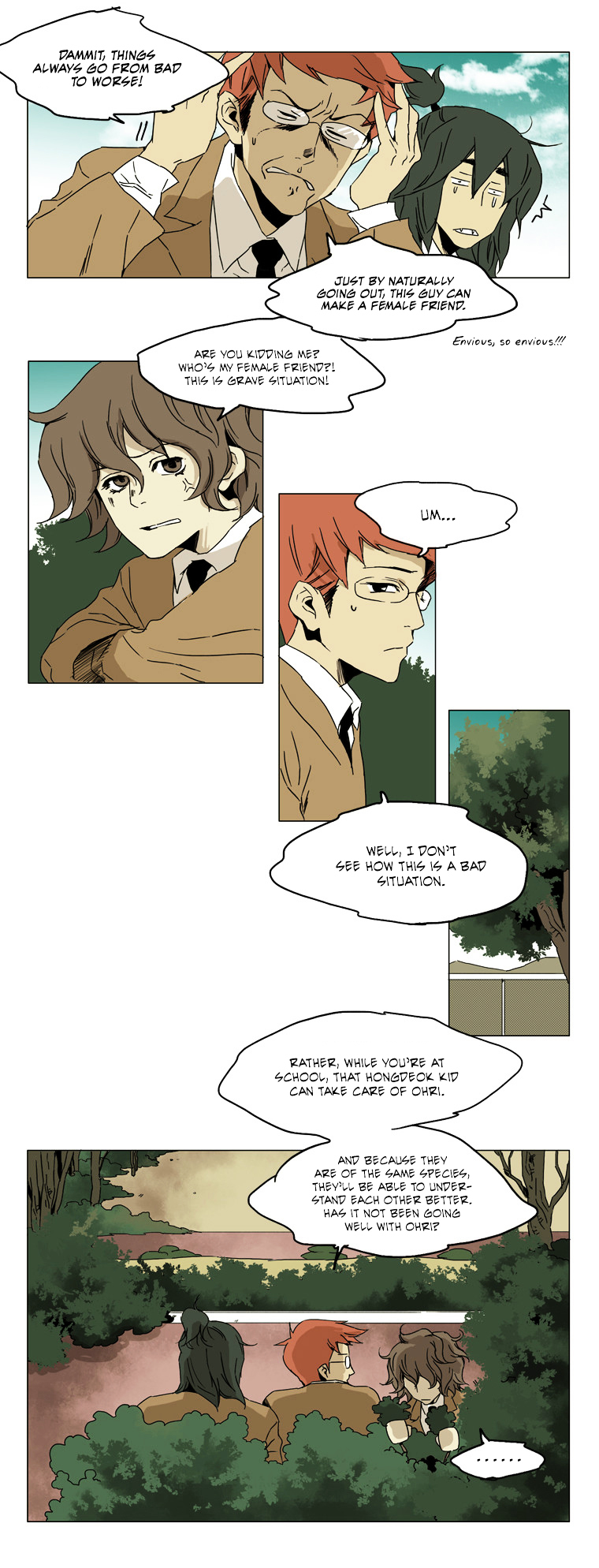 School in the Wild Chapter 30 page 11 - Chapter 30 : Goodbye, Ohri... (5)