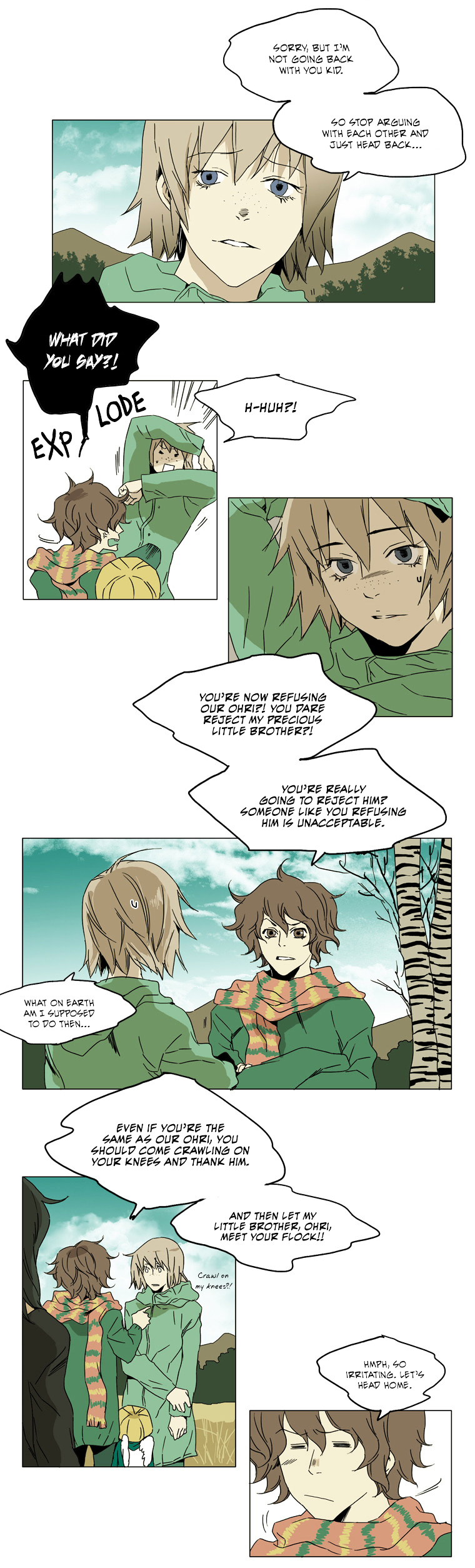 School in the Wild Chapter 30 page 9 - Chapter 30 : Goodbye, Ohri... (5)