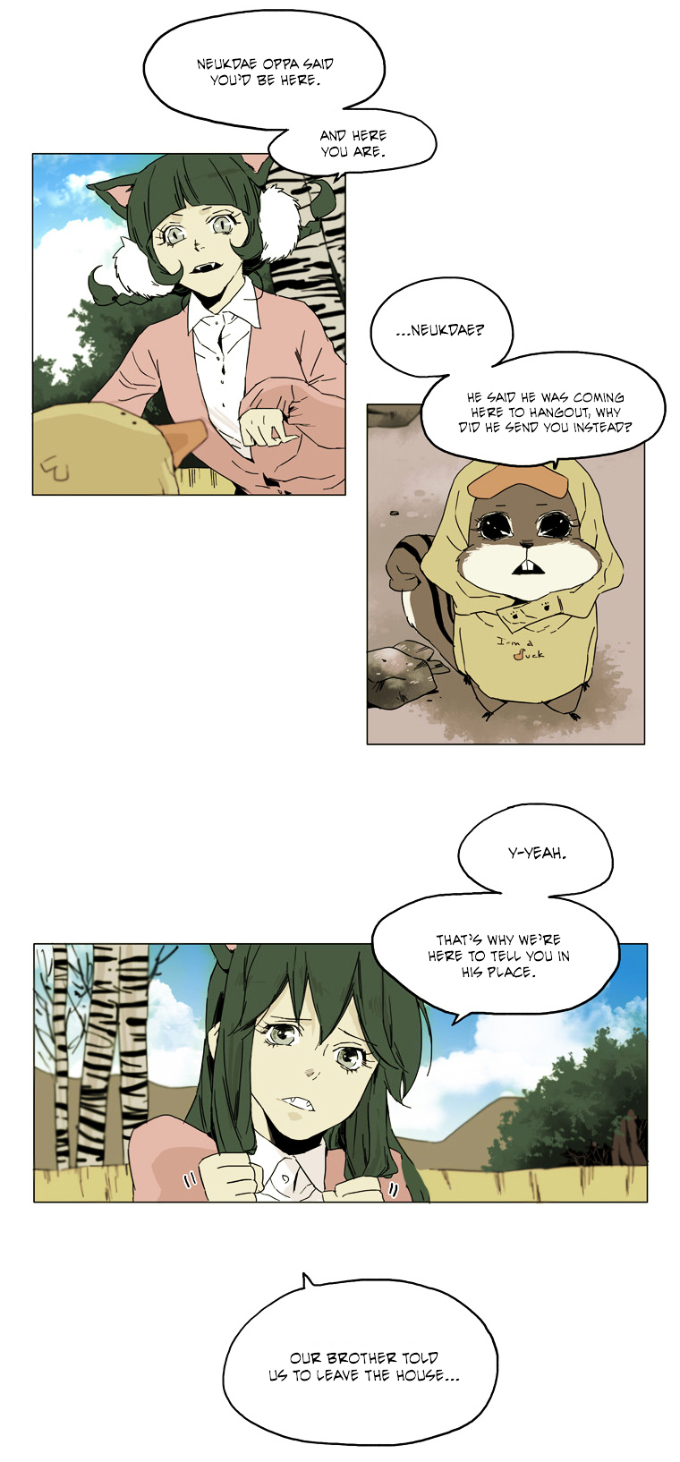 School in the Wild Chapter 32 page 3 - Chapter 32 : Unexpected Reinforcements... (2)