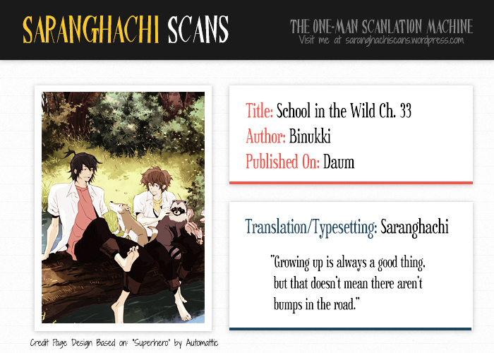 School in the Wild Chapter 33 page 1 - Chapter 33 : Unexpected Reinforcements... (3)