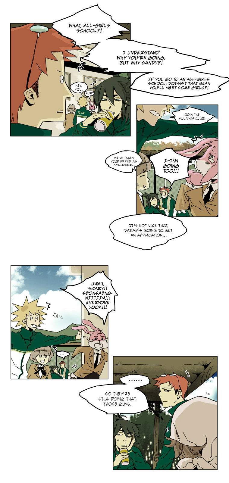 School in the Wild Chapter 35 page 7 - Chapter 35 : Our Springtime Begins... (2)