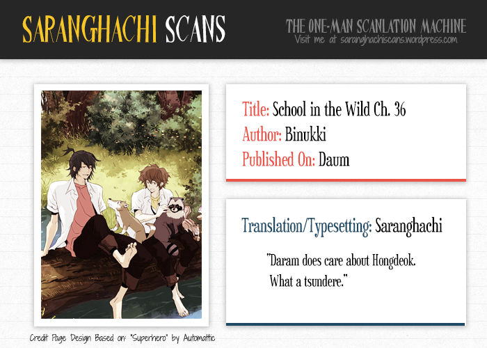 School in the Wild Chapter 36 page 1 - Chapter 36 : Our Springtime Begins... (3)
