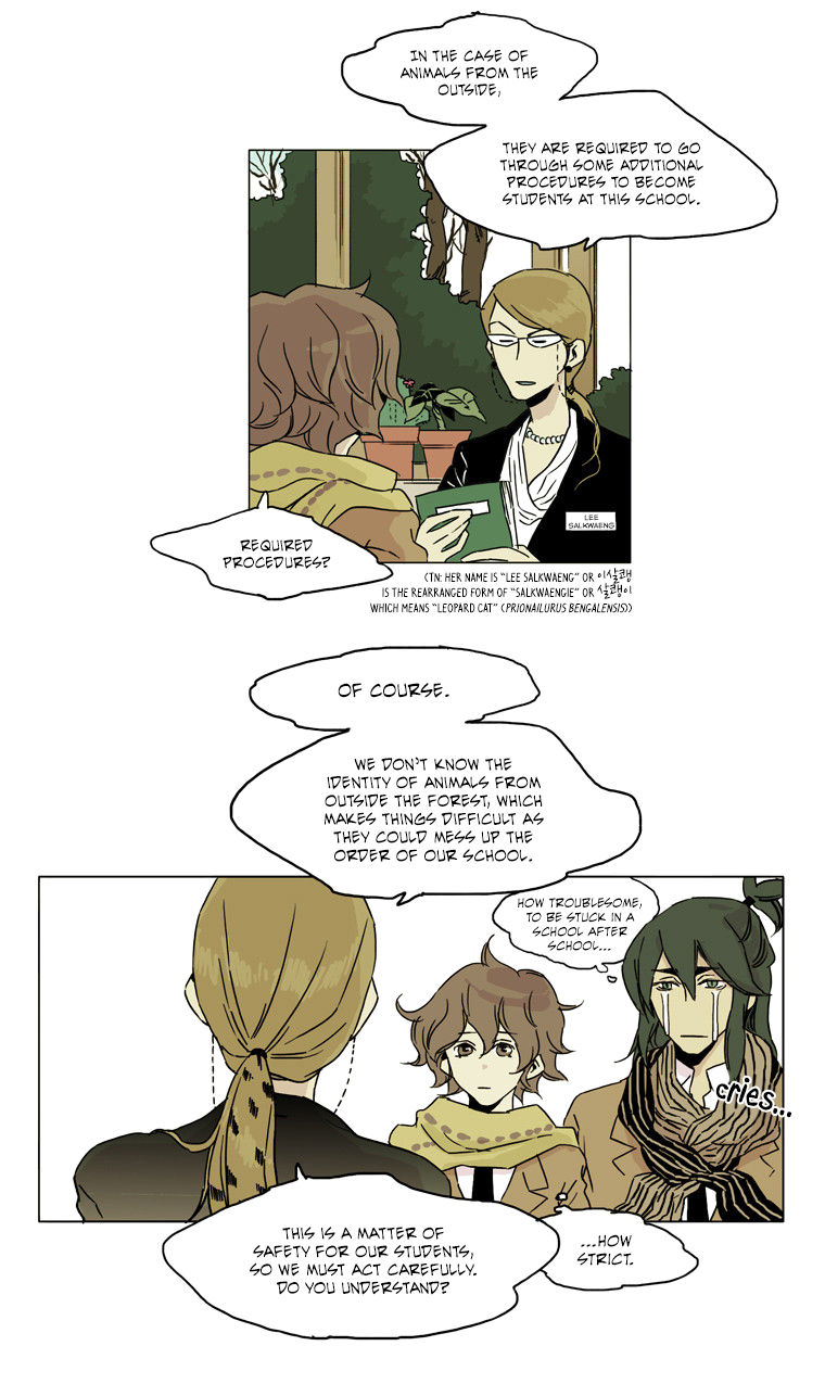 School in the Wild Chapter 36 page 6 - Chapter 36 : Our Springtime Begins... (3)