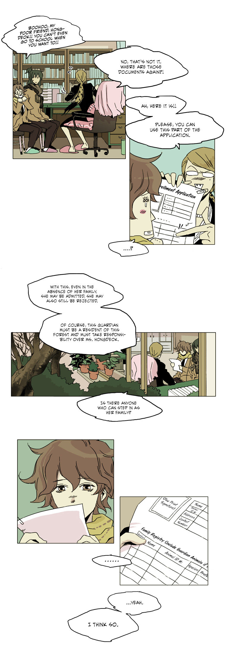 School in the Wild Chapter 36 page 8 - Chapter 36 : Our Springtime Begins... (3)