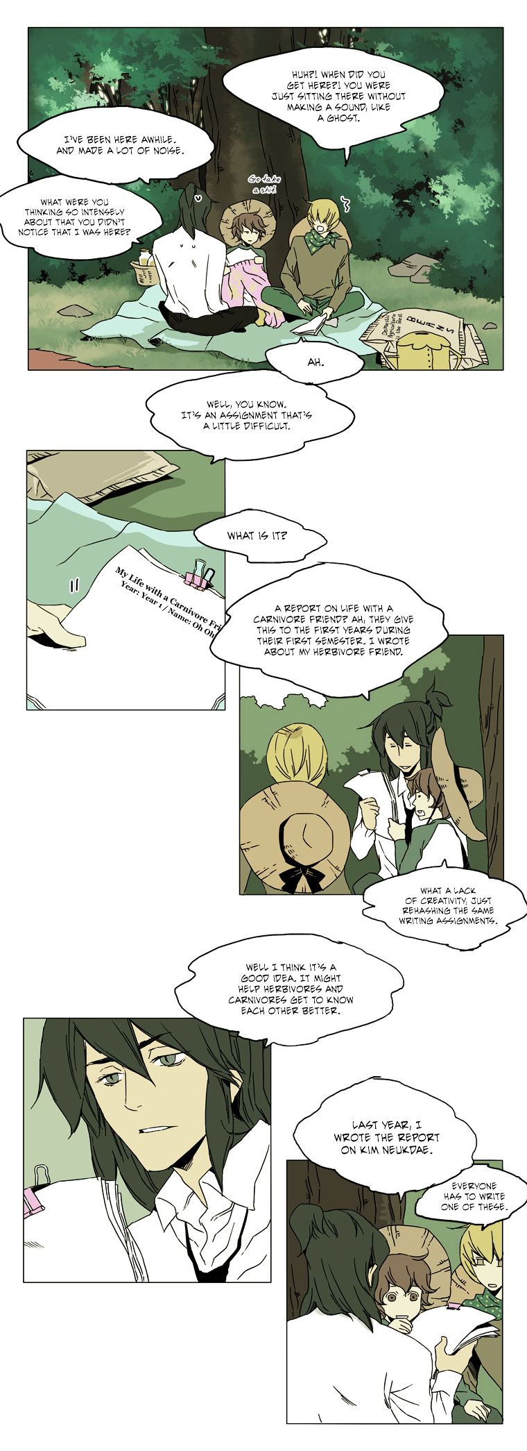 School in the Wild Chapter 39 page 10 - Chapter 39 : Kim Neukdae's Melancholy... (1)