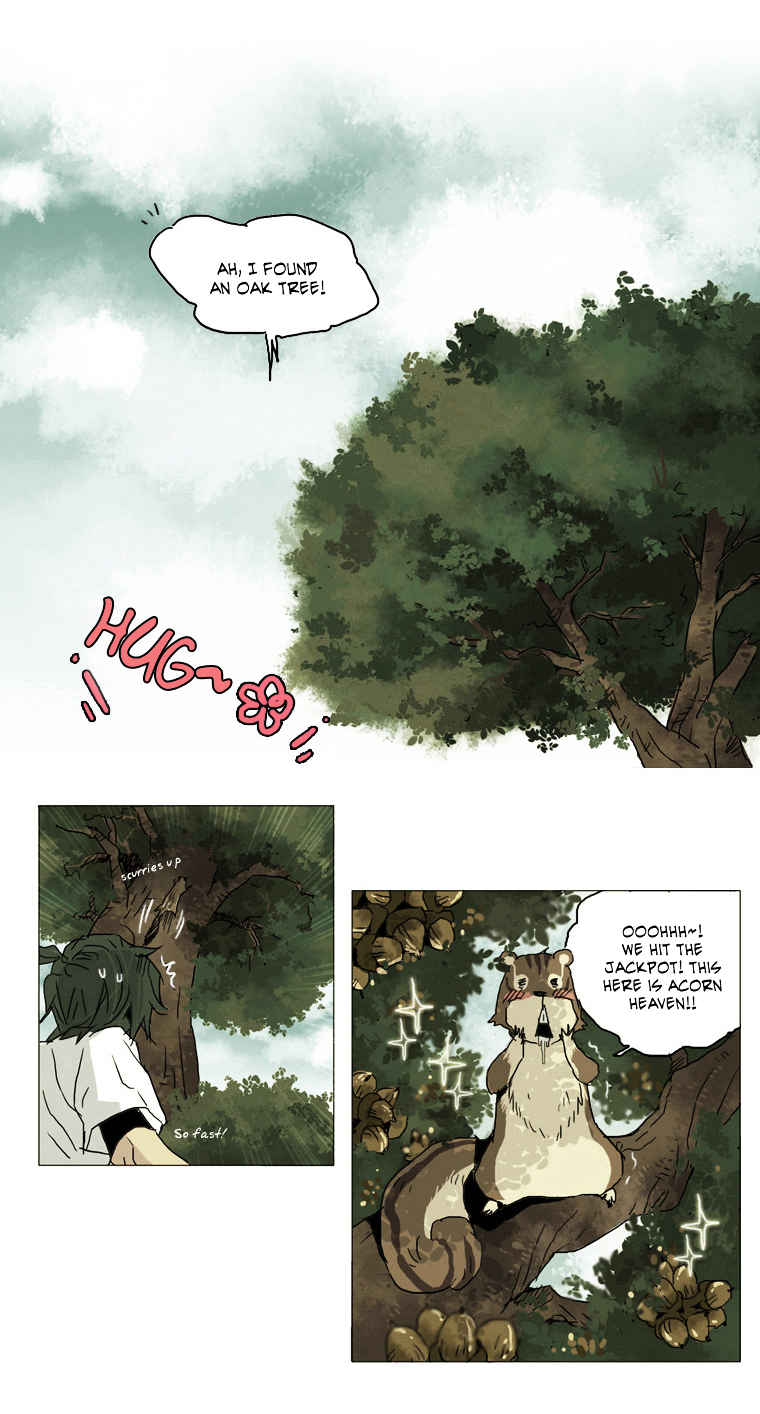 School in the Wild Chapter 4 page 13 - Chapter 4 : I Haven't Even Held a Girl Squirrel's Paw Yet...(1)