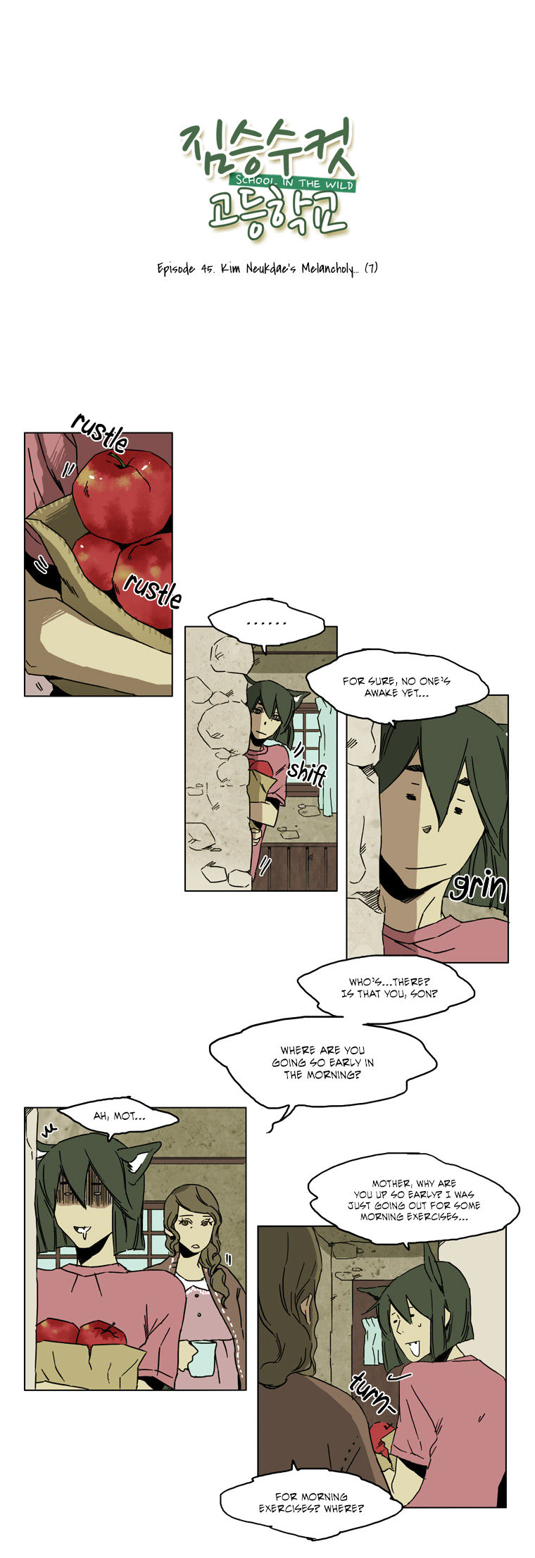 School in the Wild Chapter 45 page 2 - Chapter 45 : Kim Neukdae's Melancholy... (7)