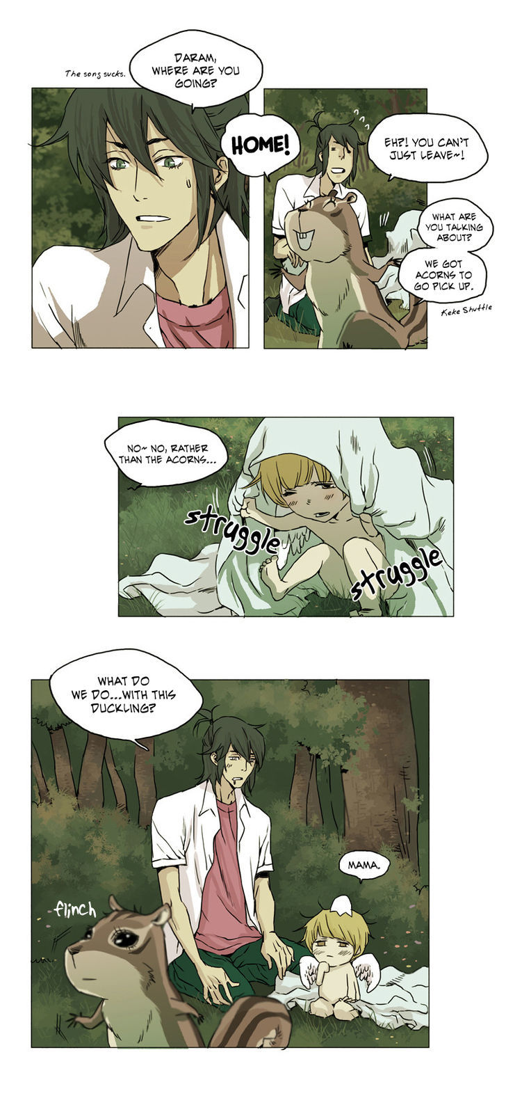 School in the Wild Chapter 5 page 9 - Chapter 5 : I Haven't Even Held a Girl Squirrel's Paw Yet...(2)