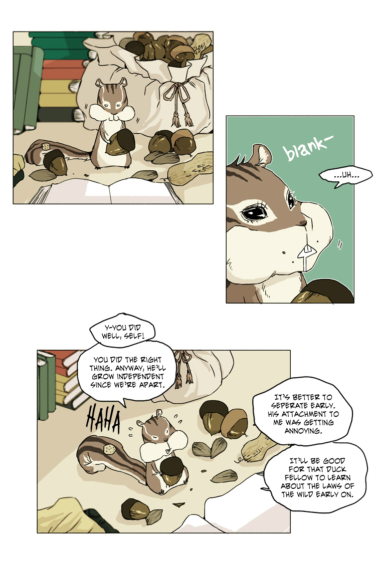 School in the Wild Chapter 6 page 13 - Chapter 6 : I Haven't Even Held a Girl Squirrel's Paw Yet...(3)