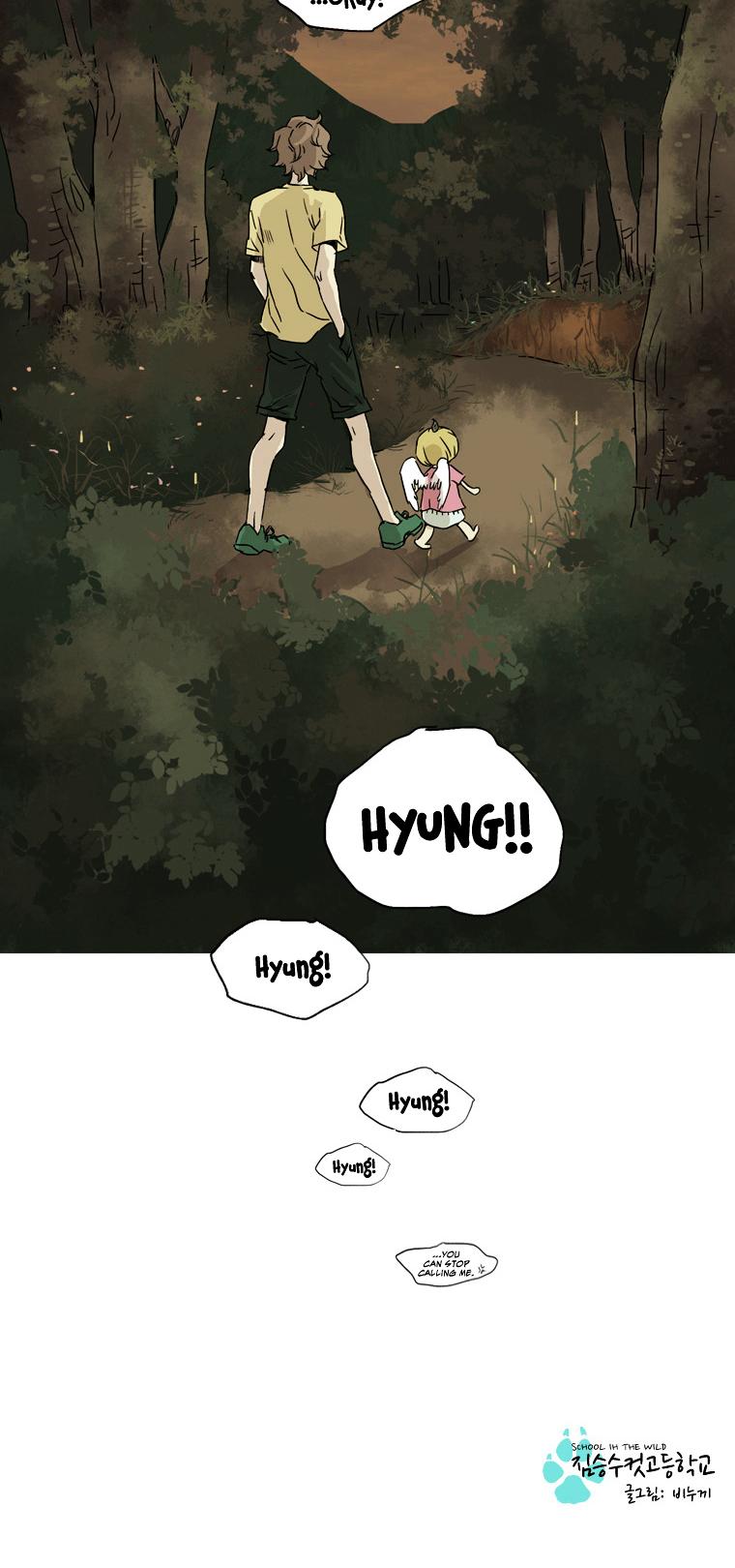 School in the Wild Chapter 6 page 35 - Chapter 6 : I Haven't Even Held a Girl Squirrel's Paw Yet...(3)