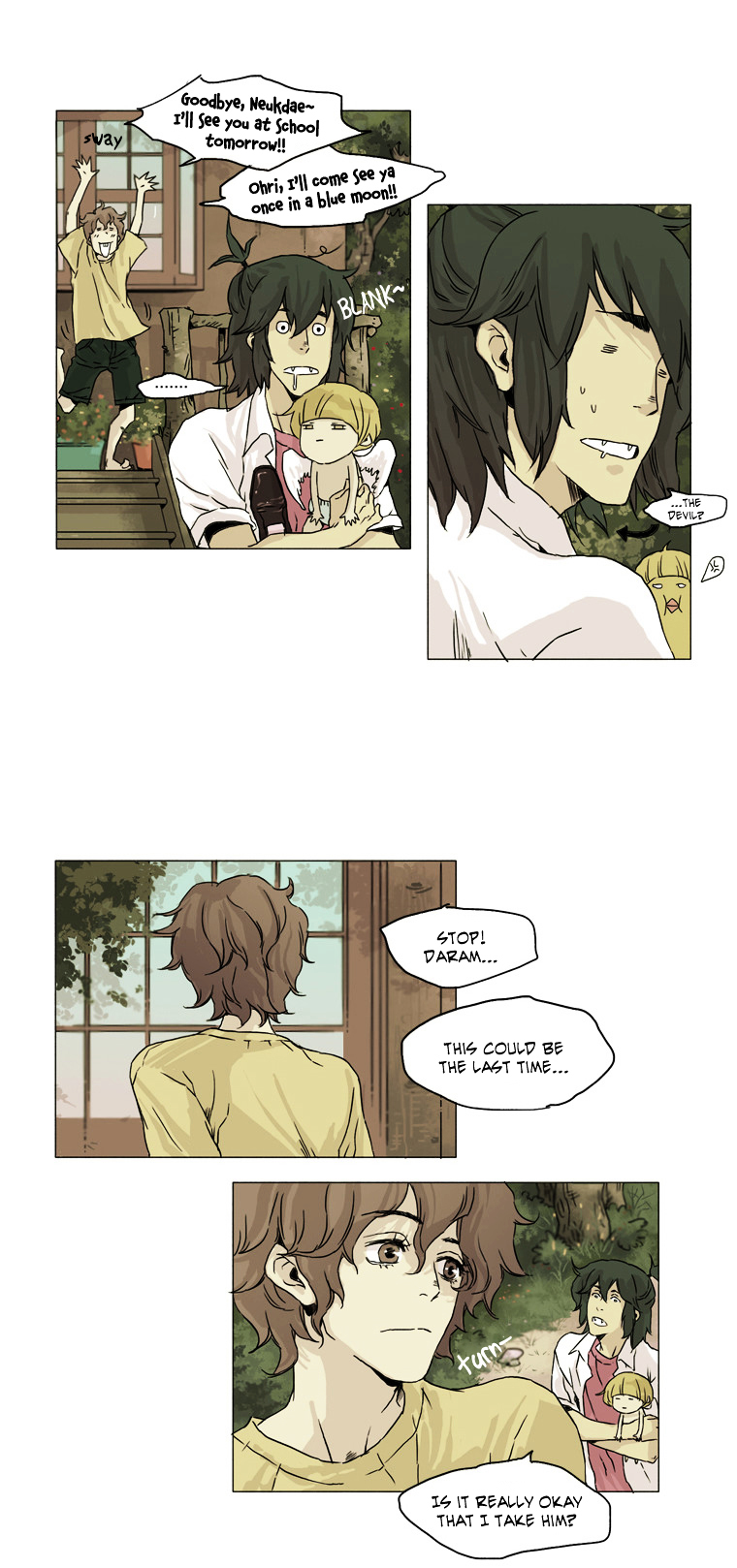 School in the Wild Chapter 6 page 9 - Chapter 6 : I Haven't Even Held a Girl Squirrel's Paw Yet...(3)