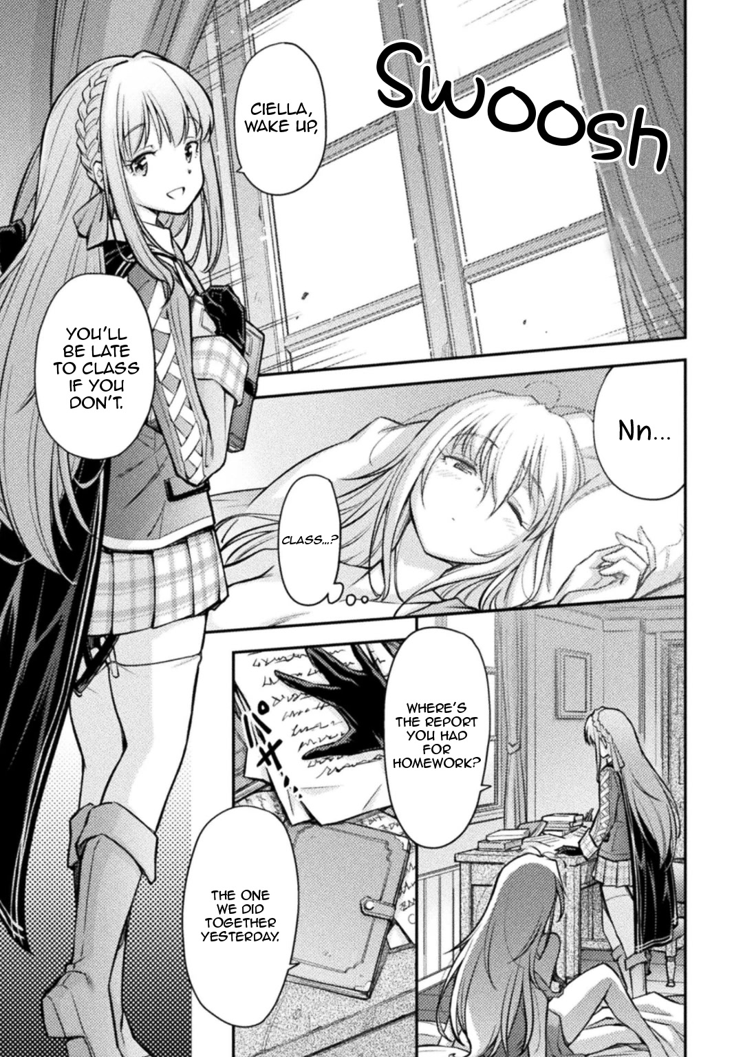 School Life of A Mercenary Girl Chapter 1 page 1 - Chapter 1: Off to the Capital