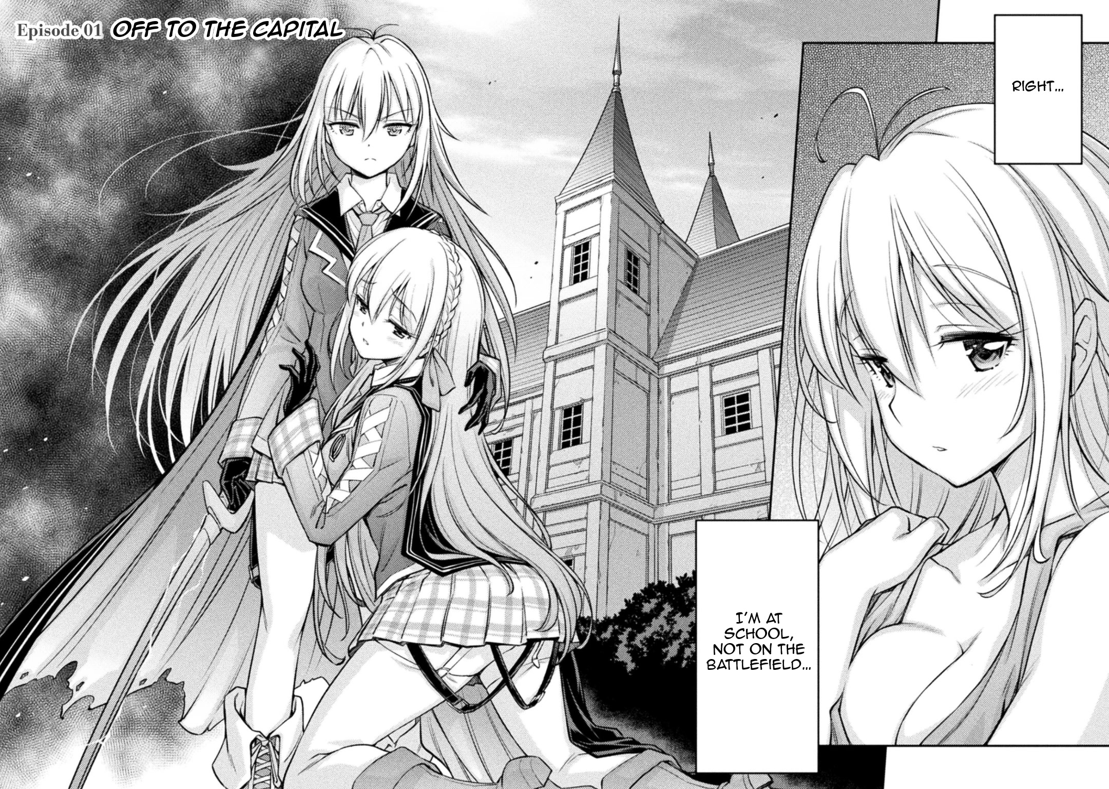 School Life of A Mercenary Girl Chapter 1 page 2 - Chapter 1: Off to the Capital