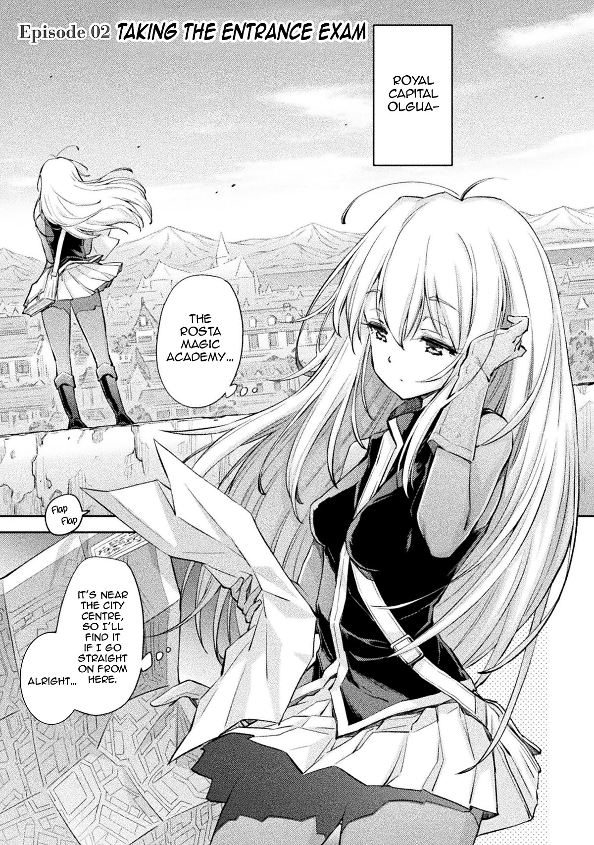 School Life of A Mercenary Girl Chapter 2 page 1 - Chapter 2: Taking the Entrance Exam