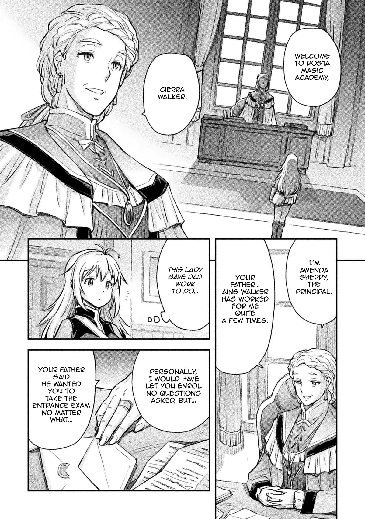 School Life of A Mercenary Girl Chapter 2 page 11 - Chapter 2: Taking the Entrance Exam