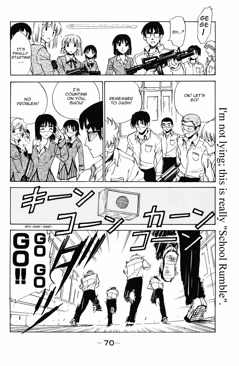 School Rumble Chapter 103 page 12 - Chapter 103: The Dogs of War