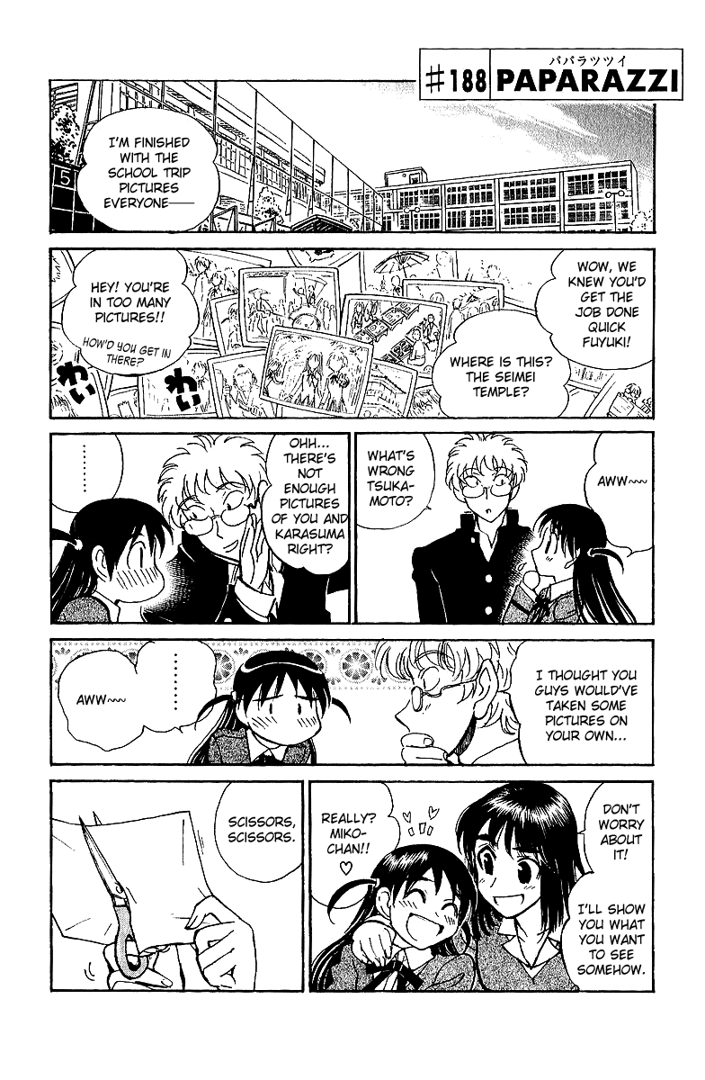School Rumble Chapter 188 page 1 - Chapter 188: Paparazzi