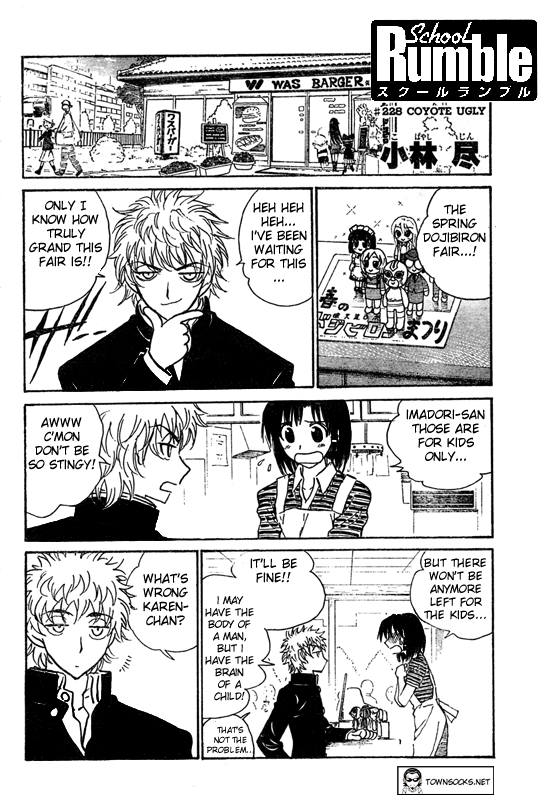 School Rumble Chapter 228.2 page 1 - Chapter 228.2: Coyote Ugly
