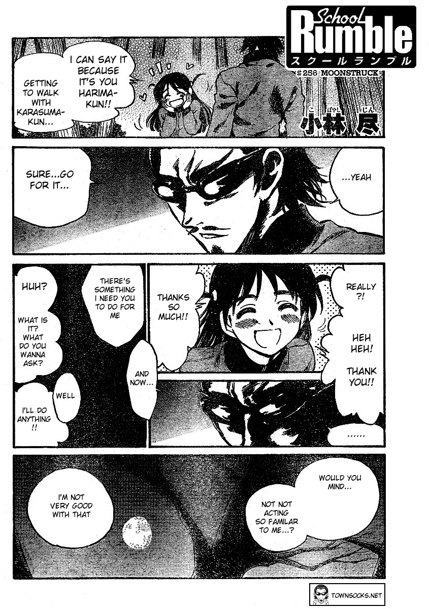 School Rumble Chapter 256 page 1 - Chapter 256: Moonstruck