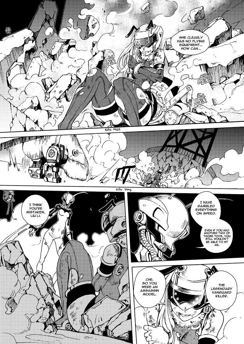 School Shock Chapter 11.1 page 13 - Chapter 11.1: Gun & Blade (Part A)