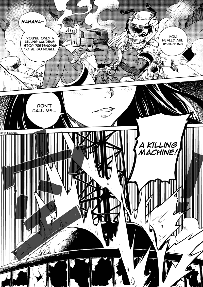 School Shock Chapter 11.1 page 15 - Chapter 11.1: Gun & Blade (Part A)