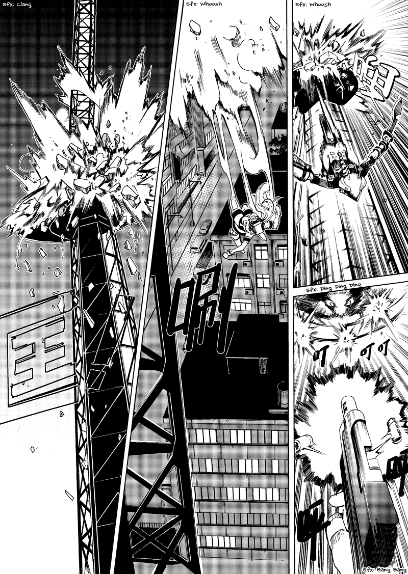 School Shock Chapter 11.1 page 16 - Chapter 11.1: Gun & Blade (Part A)