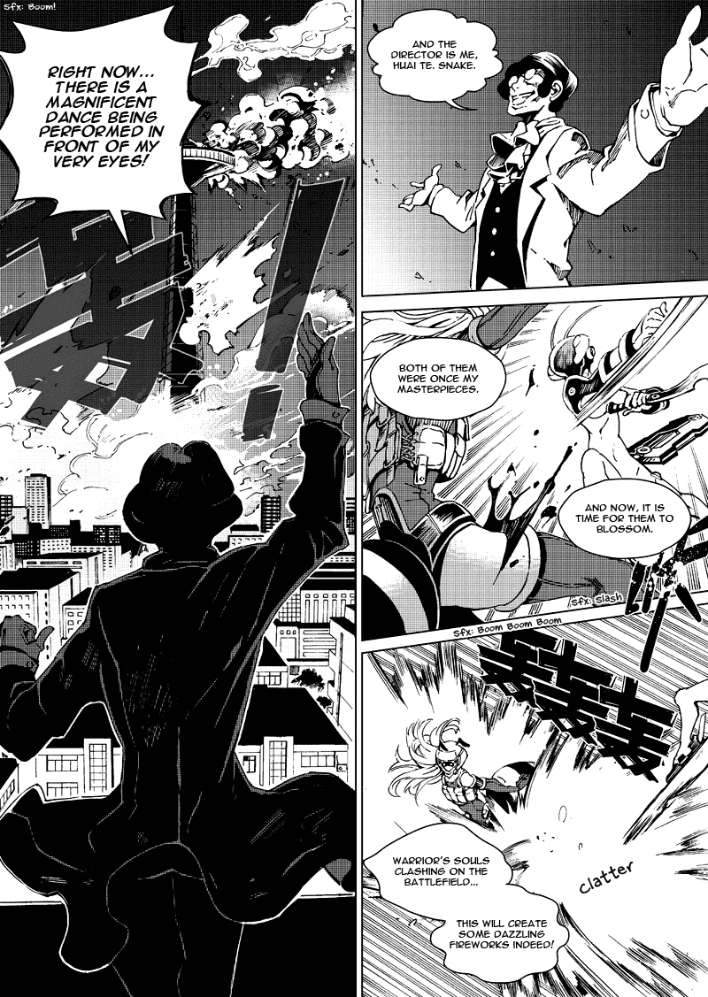 School Shock Chapter 11.1 page 7 - Chapter 11.1: Gun & Blade (Part A)