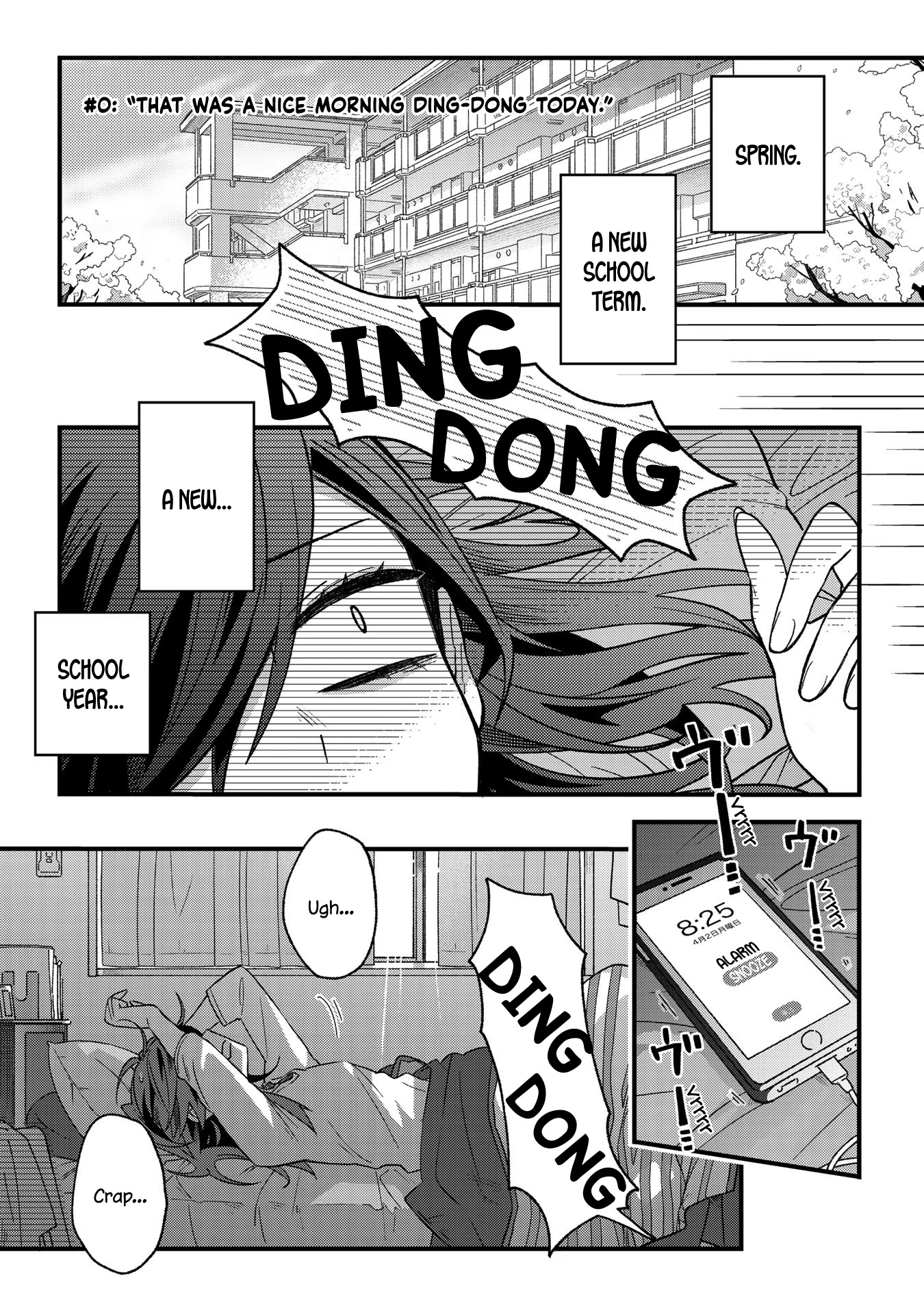 School Zone (Ningiyau) Chapter 0 page 6 - Chapter 0: That was a nice morning ding-dong today.