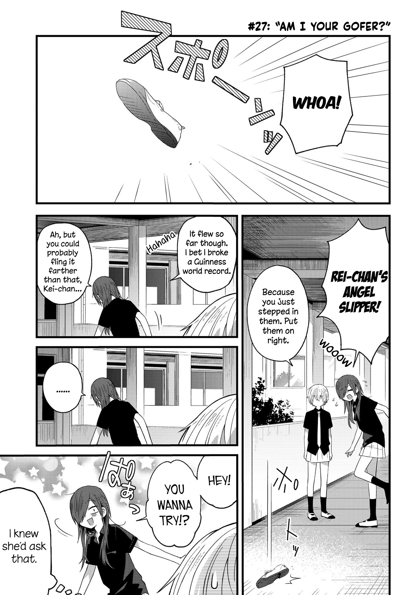School Zone (Ningiyau) Chapter 27 page 1 - Chapter 27: Am I your gofer?