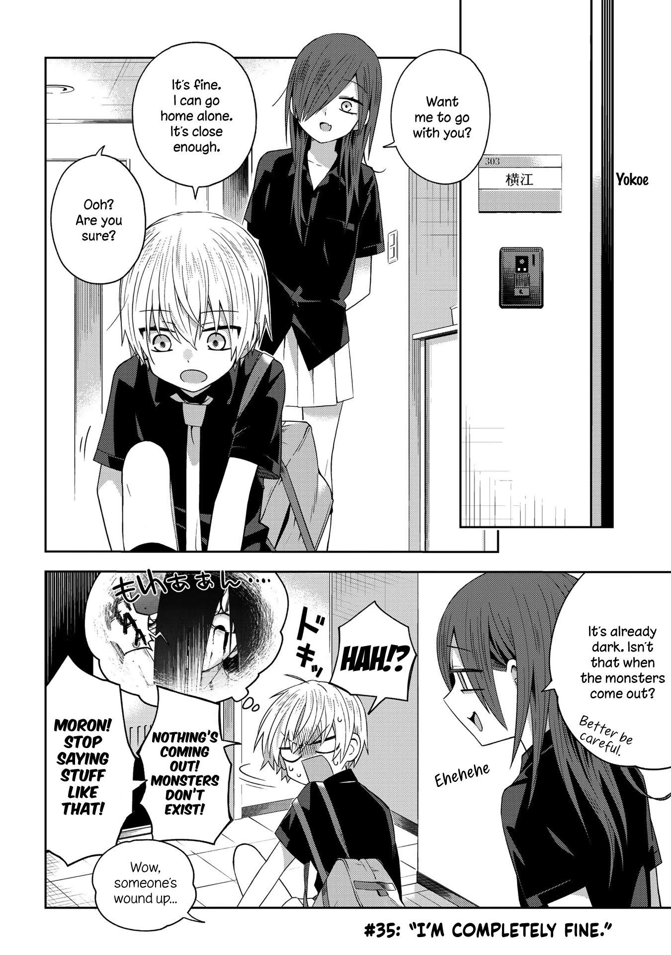 School Zone (Ningiyau) Chapter 35 page 1 - Chapter 35: I'm completely fine.