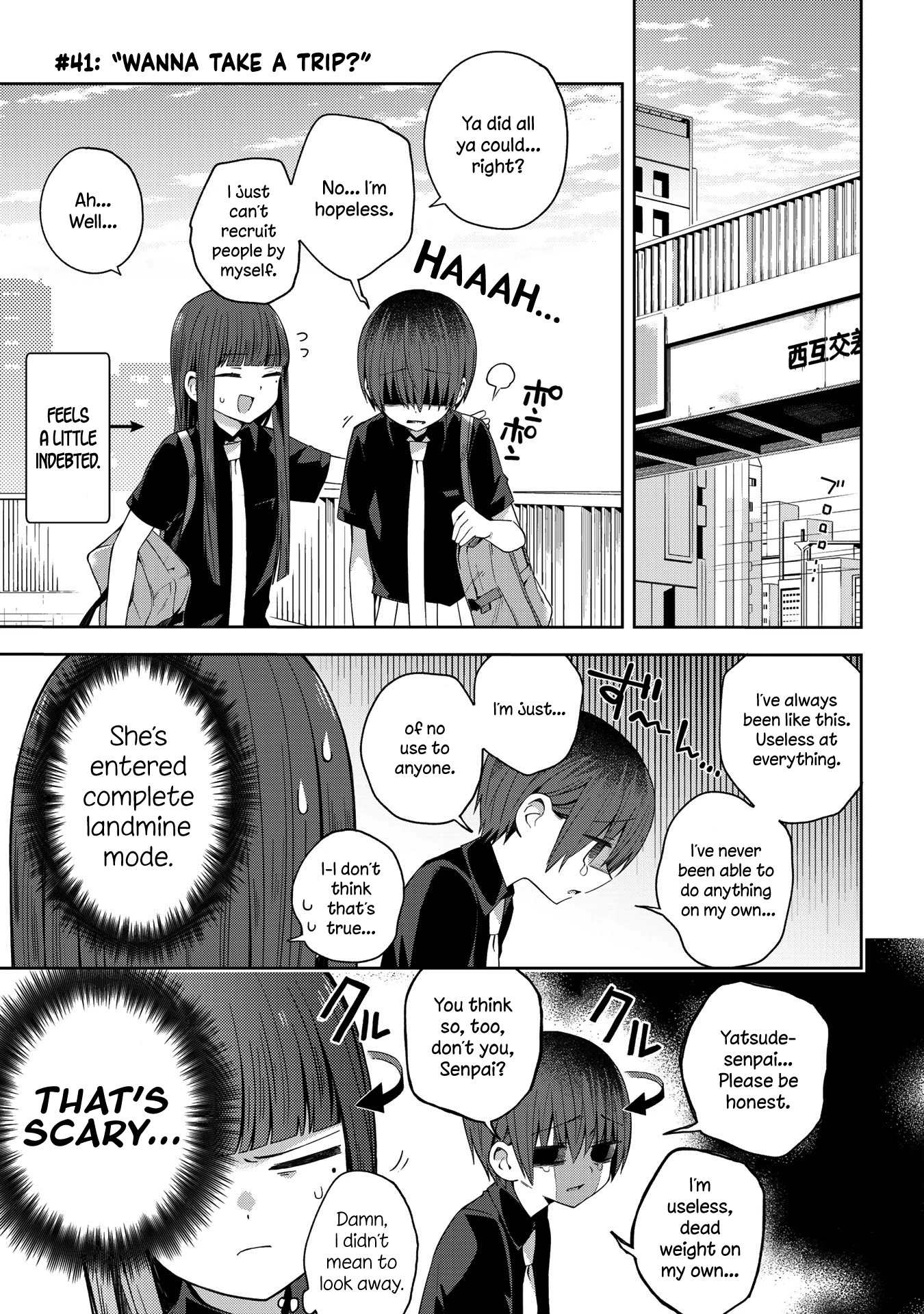 School Zone (Ningiyau) Chapter 41 page 1 - Chapter 41: Wanna take a trip together?