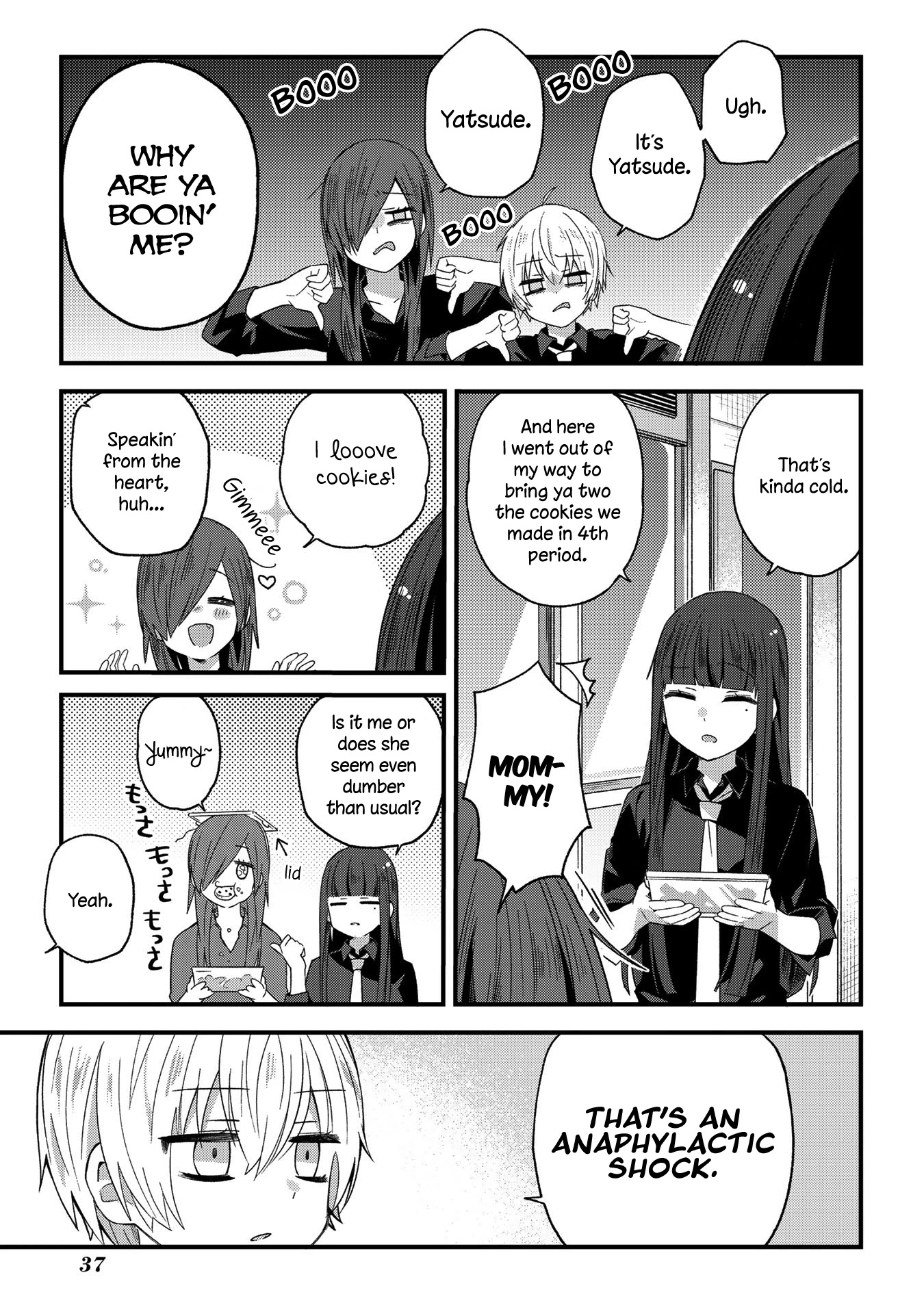 School Zone (Ningiyau) Chapter 5 page 3 - Chapter 5: That's an anaphylactic shock.