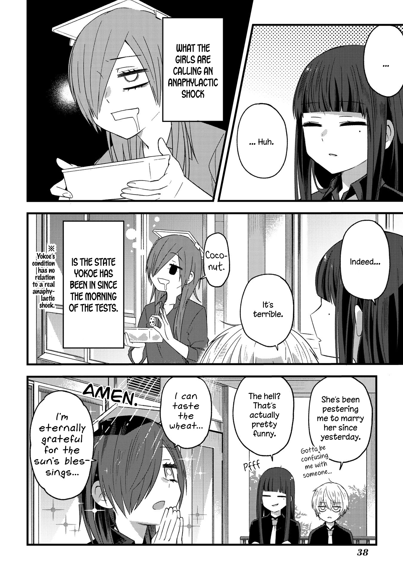 School Zone (Ningiyau) Chapter 5 page 4 - Chapter 5: That's an anaphylactic shock.