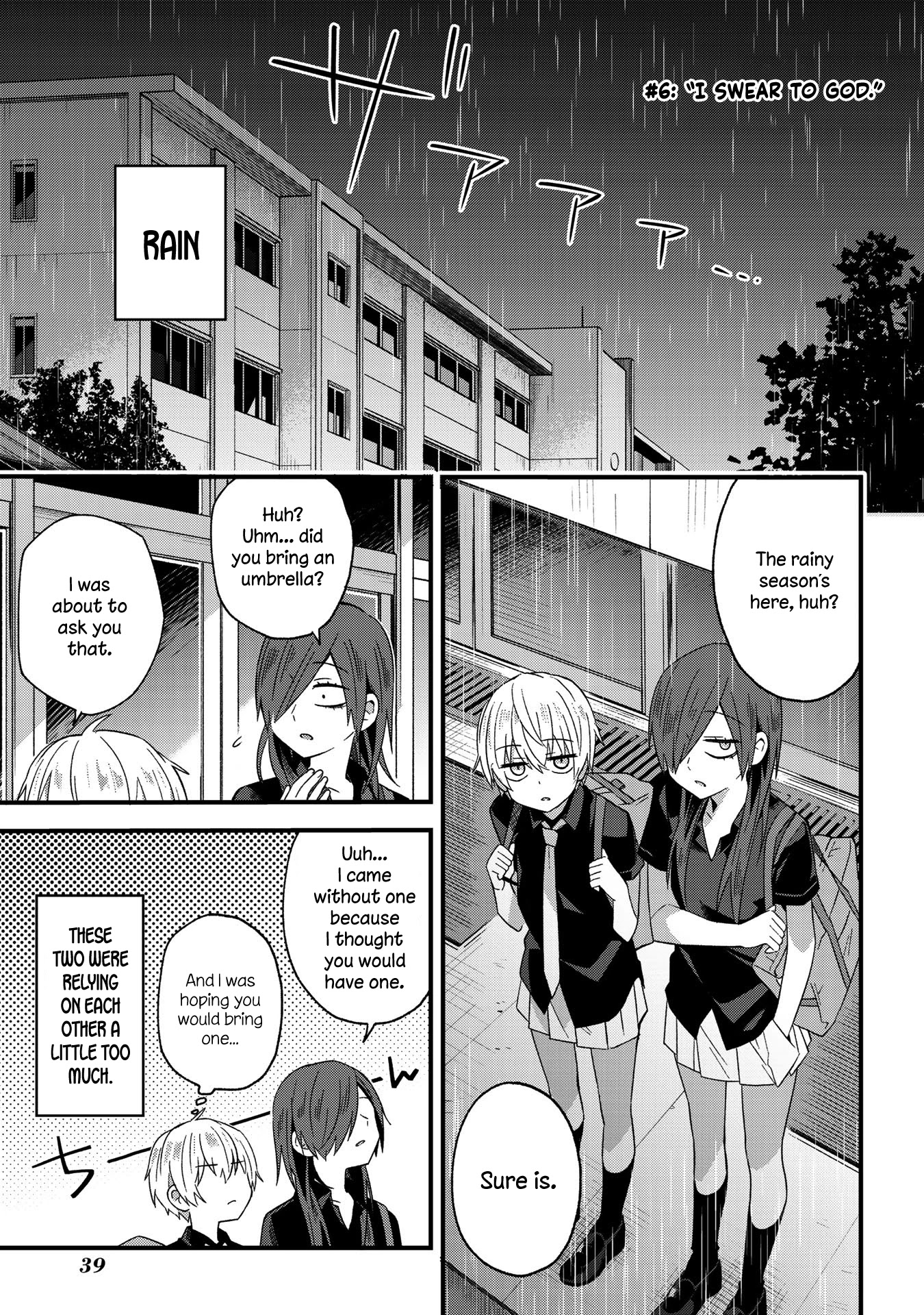School Zone (Ningiyau) Chapter 6 page 1 - Chapter 6: I swear to God.