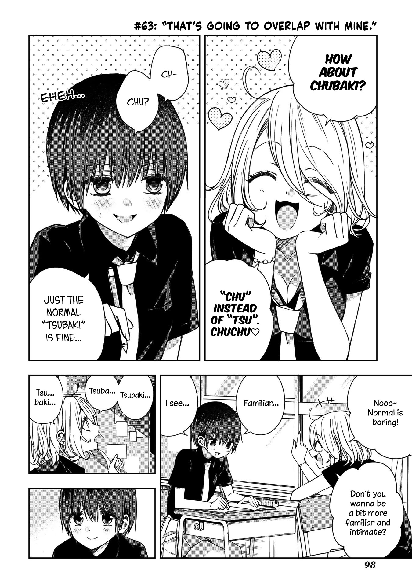 School Zone (Ningiyau) Chapter 63 page 1 - Chapter 63: That's going to overlap with mine.