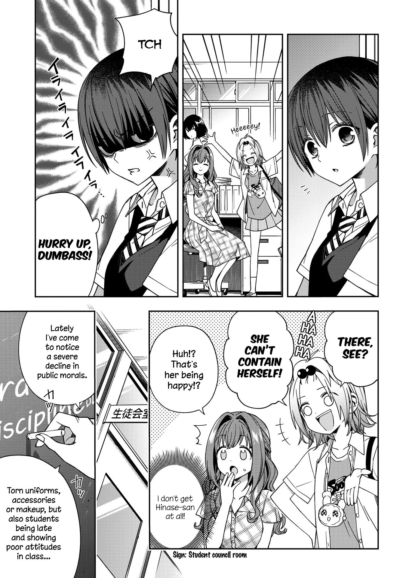 School Zone (Ningiyau) Chapter 65 page 3 - Chapter 65: That's her being happy!?