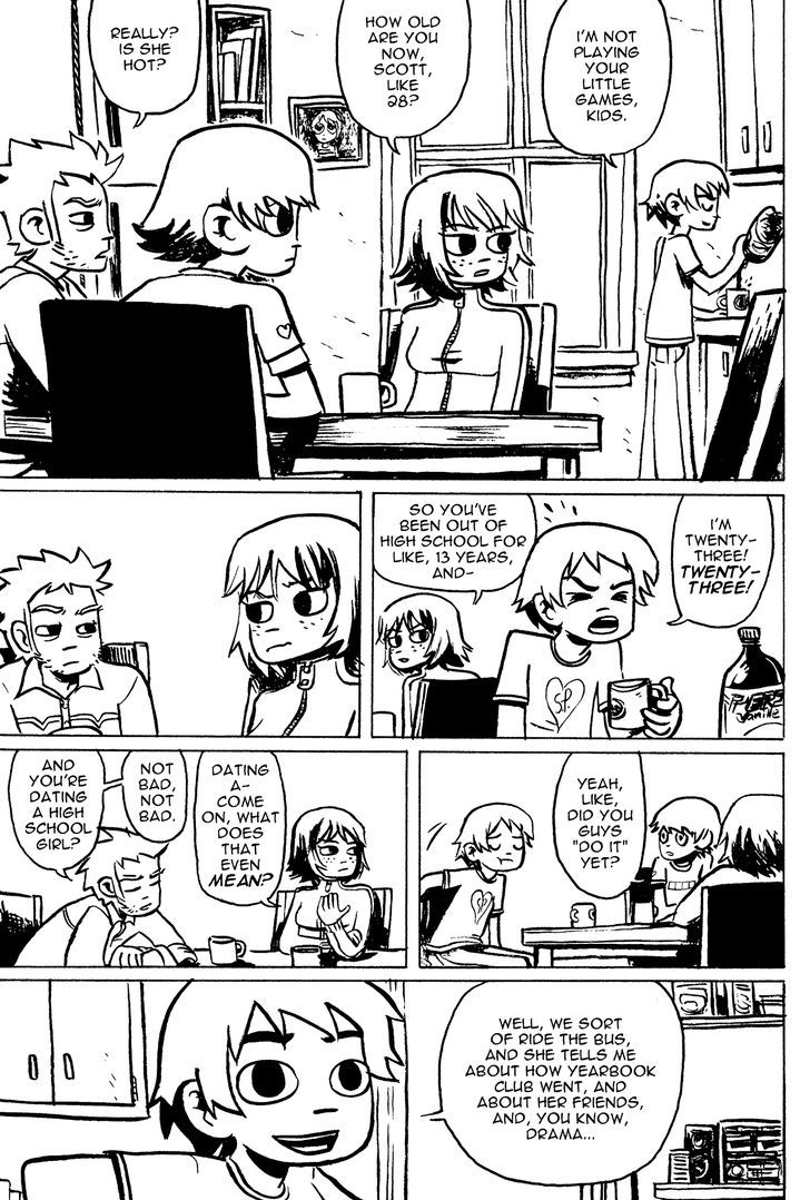 Scott Pilgrim Chapter 1 page 4 - Chapter 1 : Dating a Highschooler