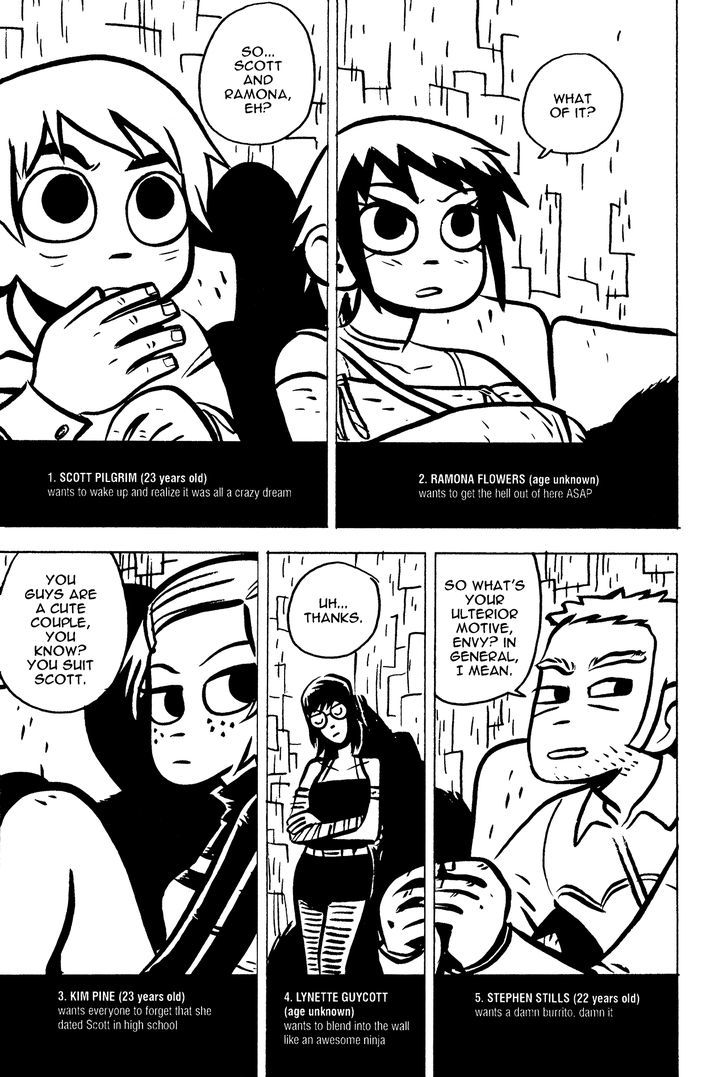 Scott Pilgrim Chapter 12 page 18 - Chapter 12 : I Envy You