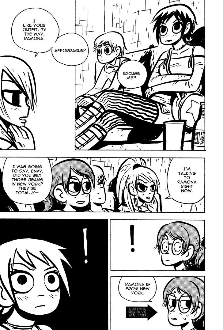 Scott Pilgrim Chapter 12 page 20 - Chapter 12 : I Envy You