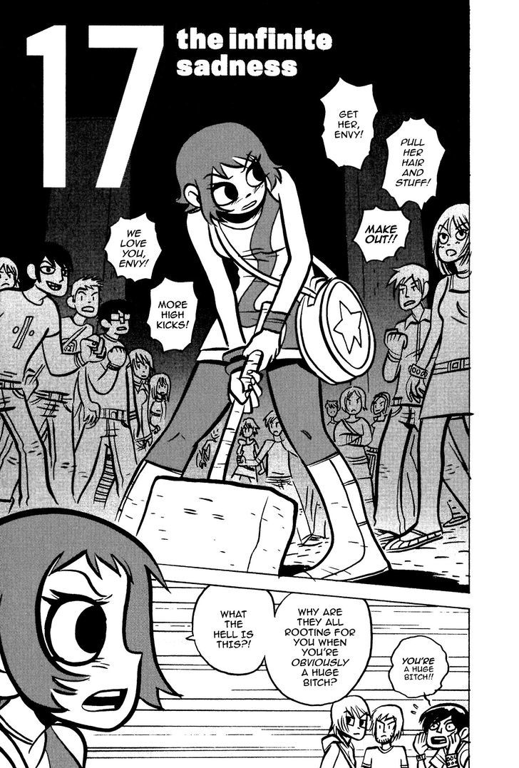 Scott Pilgrim Chapter 17 page 1 - Chapter 17 : The Infinite Sadness