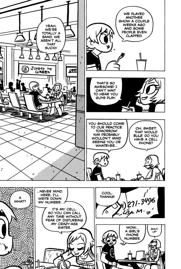 Scott Pilgrim Chapter 20 page 7 - Chapter 20 : The New Hotness