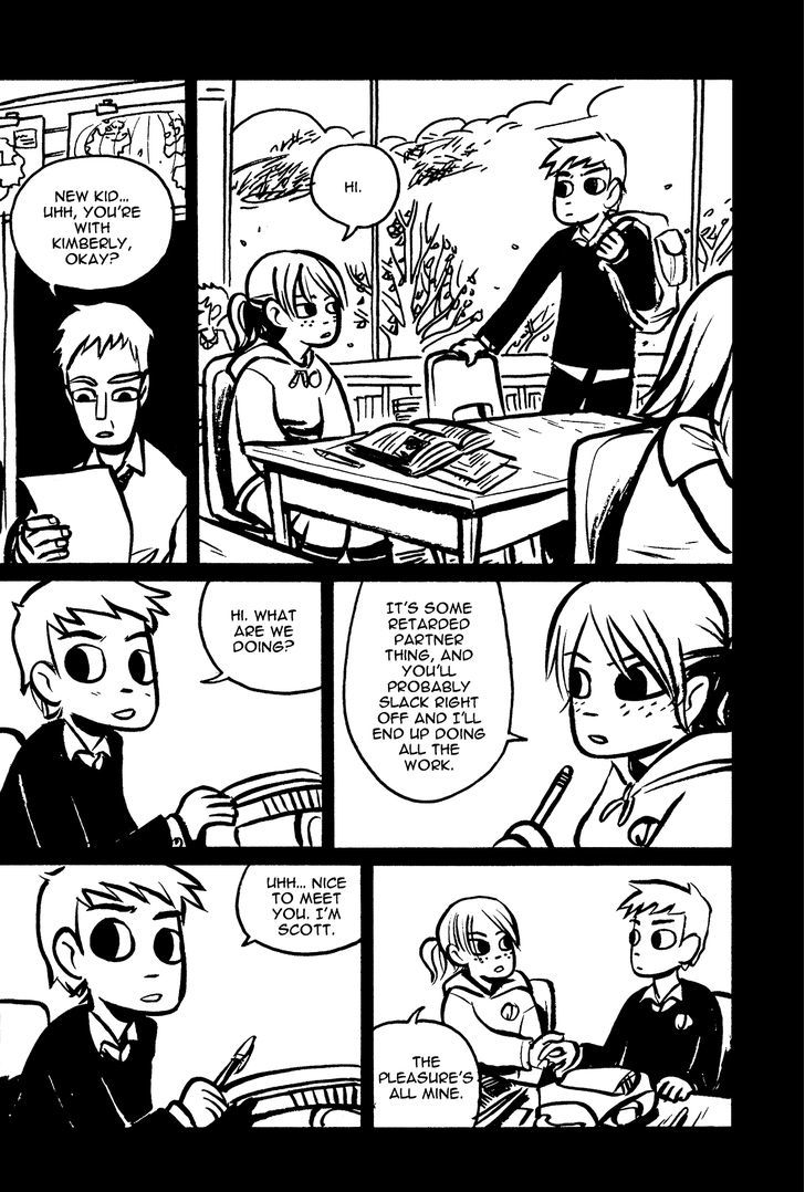 Scott Pilgrim Chapter 6 page 15 - Chapter 6 : The New Kid